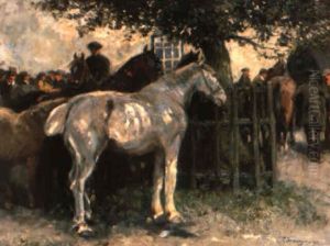 A Horse Fair by John Atkinson