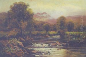 On The River Llugwy by John Gunson Atkinson