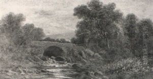 Pnt-y-ceffyn, Near Capel Curig, Wales by John Gunson Atkinson