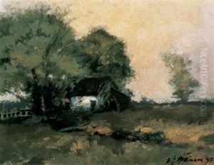 Farmhouse by William Edwin Atkinson