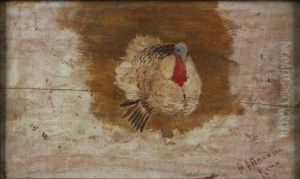 Tacchino; Ritratto D'uomo (double-sided) by Natale Attanasio
