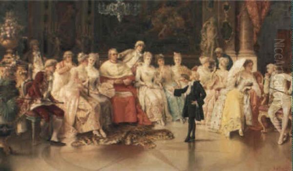 A Young Poet Reciting For The Cardinal - view 1