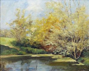 Teichlandschaft by Elisabeth Jordis Grafin von Attems