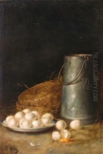 Nature Morte Aux Oeufs by Antoine-Ferdinand Attendu
