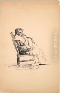 Servant And Child by Edwin Adam