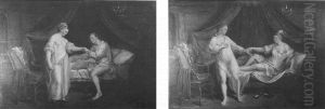Bedroom Scene With Man And Woman