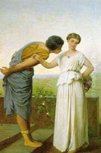 Flirtation by Jean-Ernest Aubert