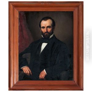 Portraits Of Mr. And Mrs. Allen Of Glendale, Ohio (pair)