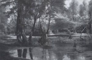 Forest And Water by Georgina M. de l' Aubiniere