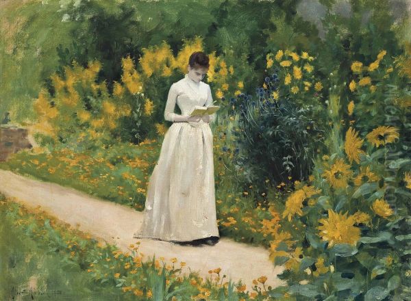 Reading On The Garden Path - view 1