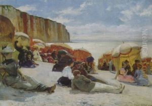 A Day At The Beach by Albert Aublet