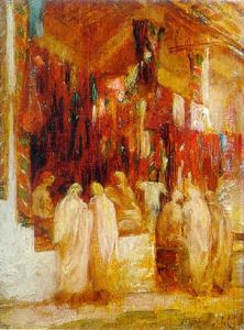 Souk A Tunis by Albert Aublet