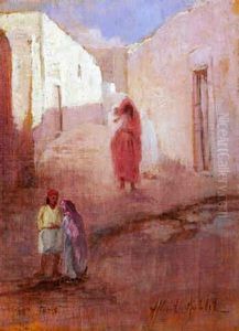 Rue A Tunis by Albert Aublet