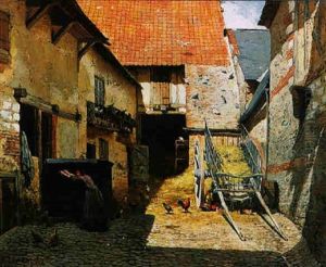 La Ferme A Osny by Albert Aublet