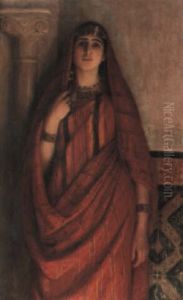 Portrait De Tunisienne by Albert Aublet