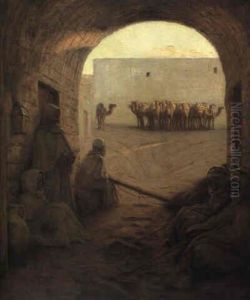 The Camel Herders by Albert Aublet