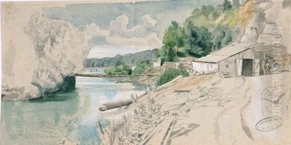 Isar Bei Thalkirchen. - view 1
