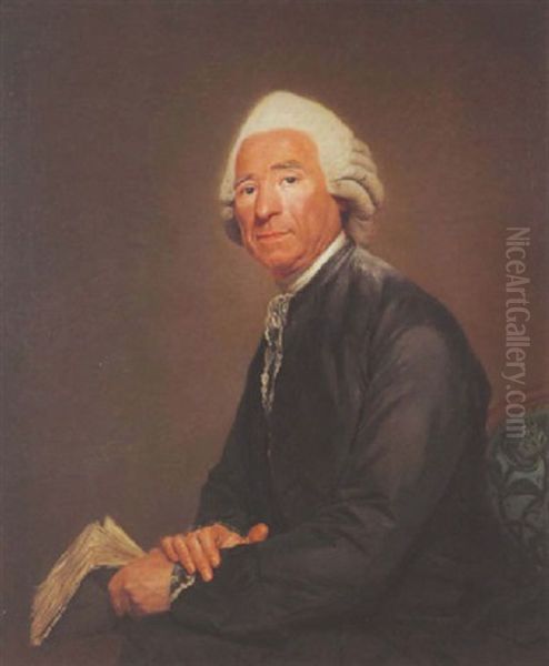 Portrait D'homme Tenant Un Livre - view 1