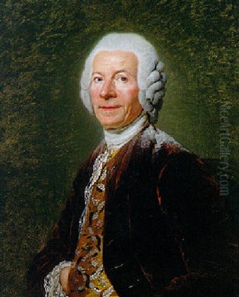 Portrait De Monsieur De Villiers En Buste De Trois Quarts Vers La Gauche - view 1
