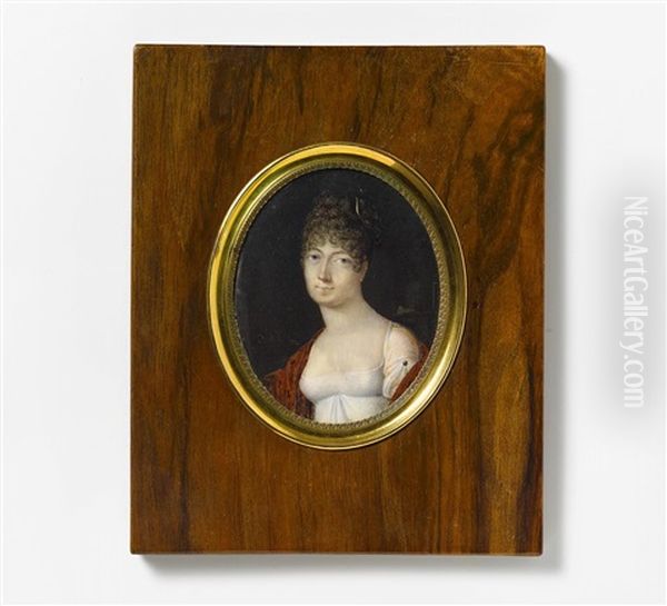 Miniatur Portrat Einer Dame - view 1