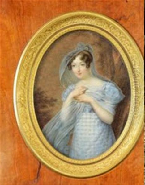 Portrait Presume De Mademoiselle Marie-rose Maistre - view 1