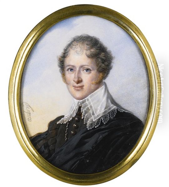 Portrait Of A Gentleman, Wearing Van Dyck Costume - view 1
