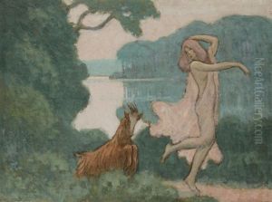 Danseuse Rose A La Chevre