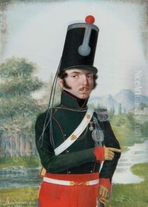Portrait D'un Officier En Habit Portrait D'un Officier En Habit