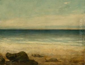Strand Von Saintonge by Louis-Auguste Auguin