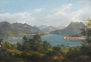 Lake Maggiore With The Borromean Islands