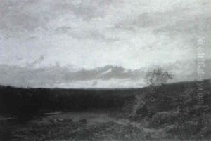 Abendlandschaft, Le Soir Apres L'orage Abendlandschaft, Le Soir Apres L'orage