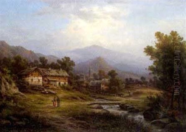 Partie Aus Dem Hirschbergtal (riesengebirge) - view 1