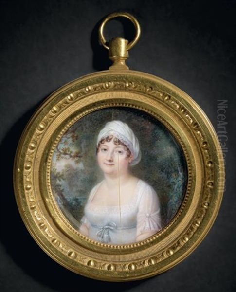 Portrait De Madame Henriette-sophie De La Fontaine, Epouse De Coincy, Cousine Germaine De Madame Augustin - view 1
