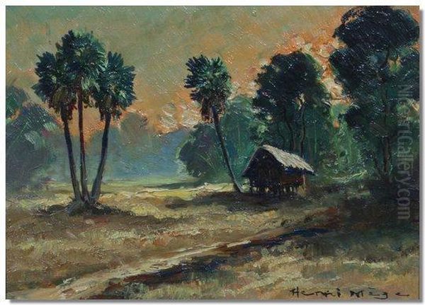 Mege, Woodland With A Hut - view 1