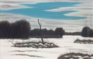 Wastelands: Winter by George Copeland Ault