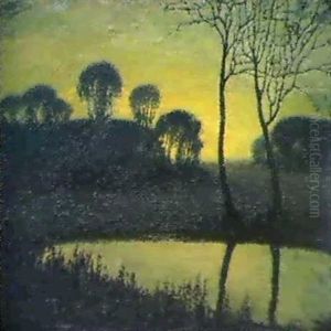 The Pool, Dawn by George Copeland Ault