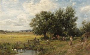 Picnic In The Summer Shade by James Aumonier