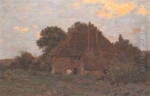 A Cottage Scene A Cottage Scene
