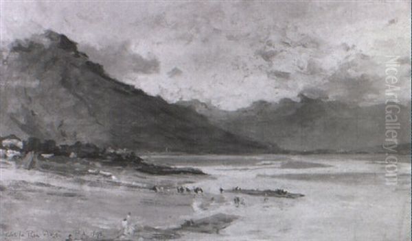 Sketch For River Piave, Belluno, Venetia - view 1