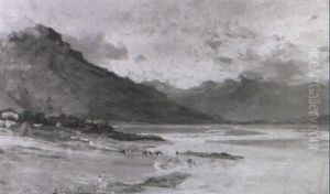 Sketch For River Piave, Belluno, Venetia Sketch For River Piave, Belluno, Venetia