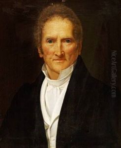 Portrait Of Antoine Bournonville, Solo Dancer And Ballet Master (+ His Second Wife Lovisa Sundberg; Pair)