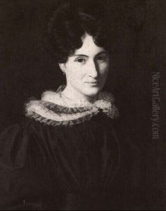 Portrait Of A Woman by Louis Auguste Francois Aumont