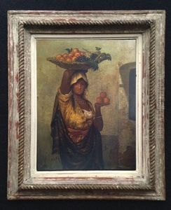 Sicile - La Marchande De Fruits by Giuseppe Aureli