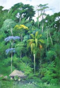 Dans La Foret Bresilienne by Francisco Aurelio de Figueiredo
