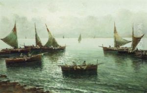 The Return Of The Fishing Fleet by Vincenzo d' Auria