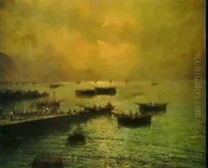The Fisherman's Return, Capri by Vincenzo d' Auria