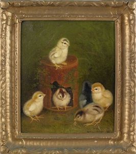 Six Chicks by Ben Austrian