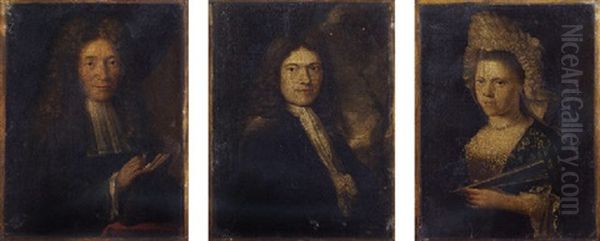 Portrait Of A Gentleman Holding A Book - view 1