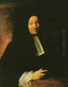 Portrait D'un Homme De Loi Accoude A Une Table Portrait D'un Homme De Loi Accoude A Une Table