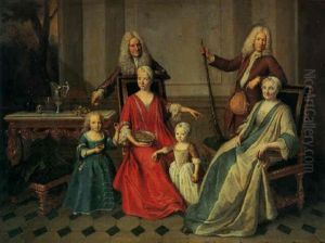 Portrait De La Feuille Hornbostel Dans Un Interieur Regence Portrait De La Feuille Hornbostel Dans Un Interieur Regence